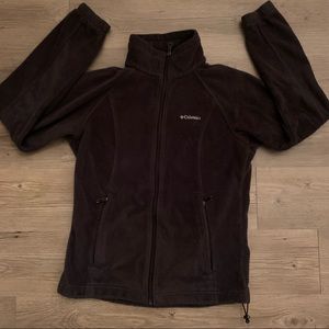 Black Columbia Zip-Up Jacket